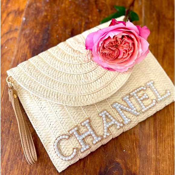 Rattan Envelope Clutch - Picture 1 of 1